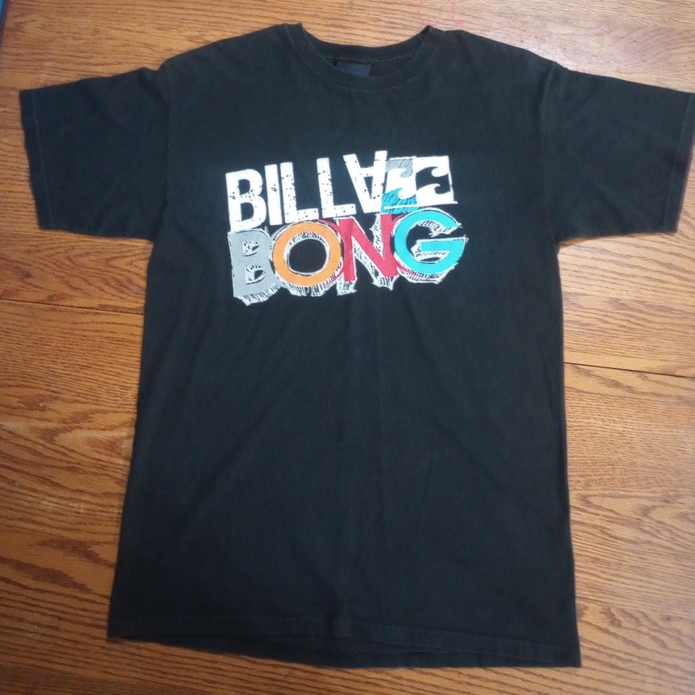 Vintage Men's Billabong Y2K Graphic T-Shirt Sz Medium